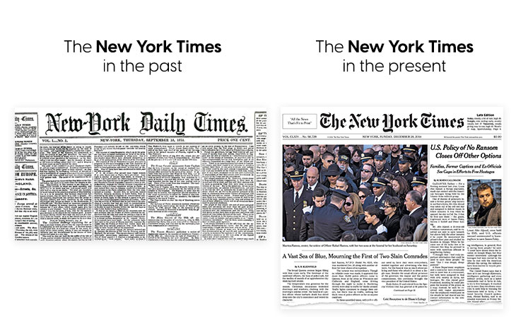 History of newspapers - The New York Times