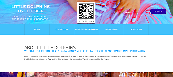 Little Dolphins By The Sea website