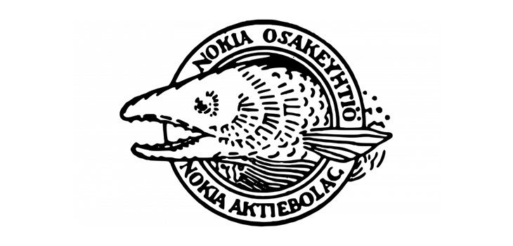 design of first nokia logo