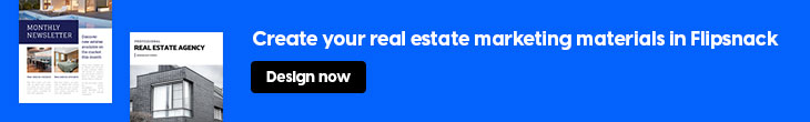 banner for using Flipsnack as a real estate marketing tool