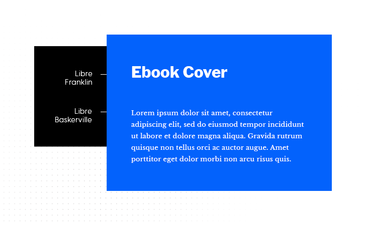 libre franklin and libre baskerville font pairing
