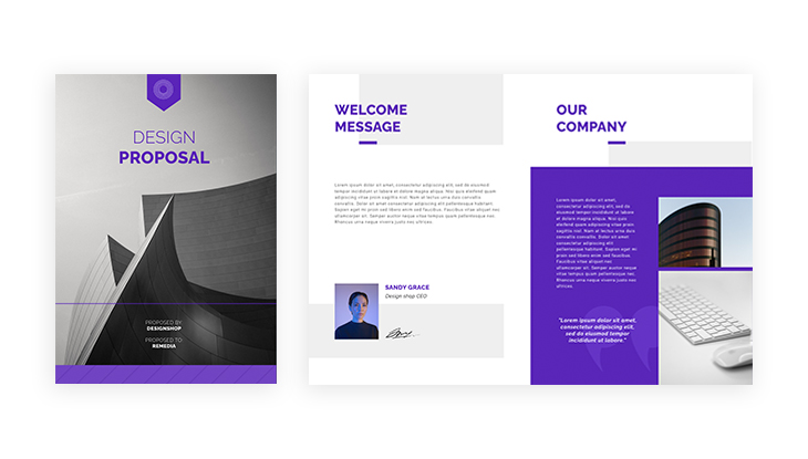 Design Company Business Proposal Sample