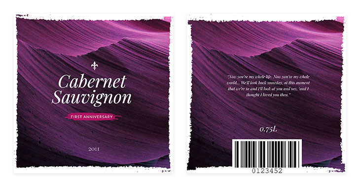editable free wine label template