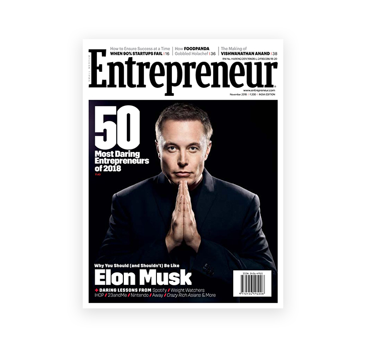 front cover of Entrepreneur magazine