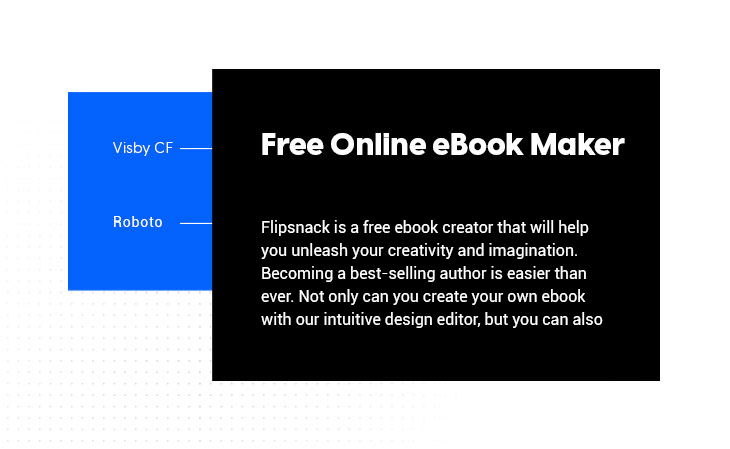 Flipsnack's new typography