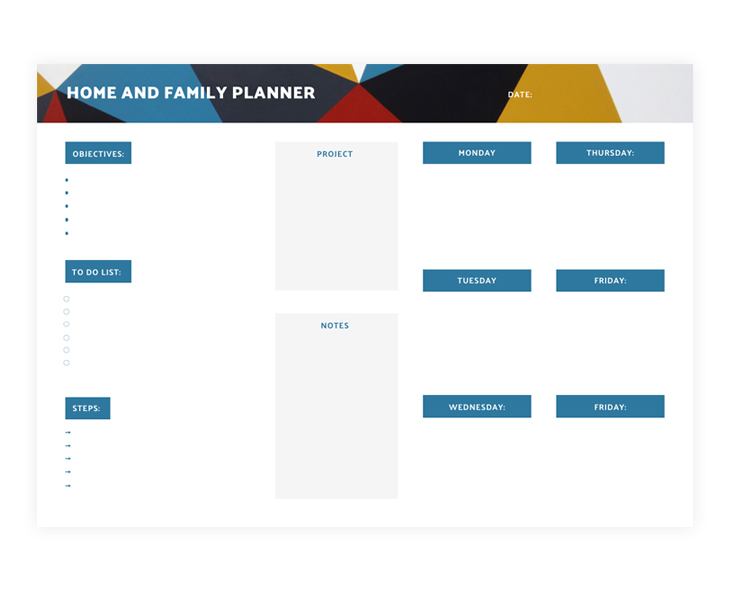 Weekly Work Plan Template