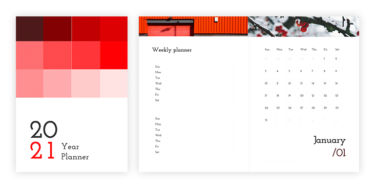 Printable Yearly Planner Template