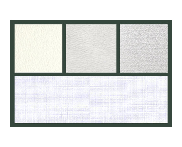 different textures of paper