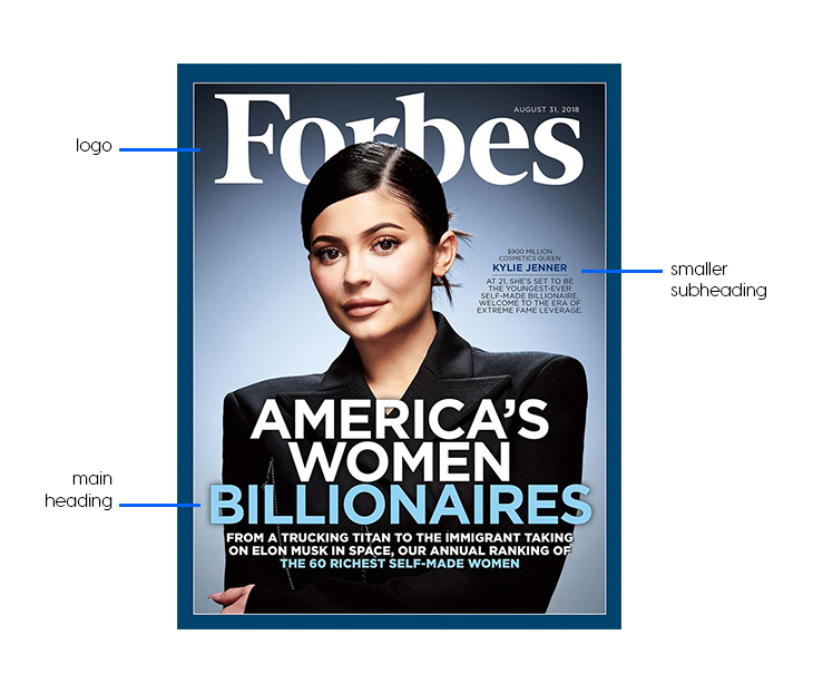 Forbes magazine cover with Kylie