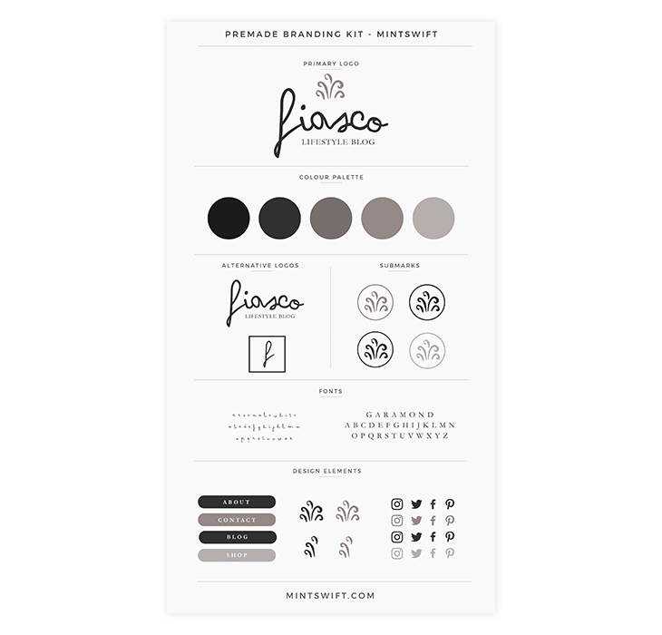 Branding kit example