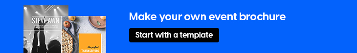event brochure templates banner