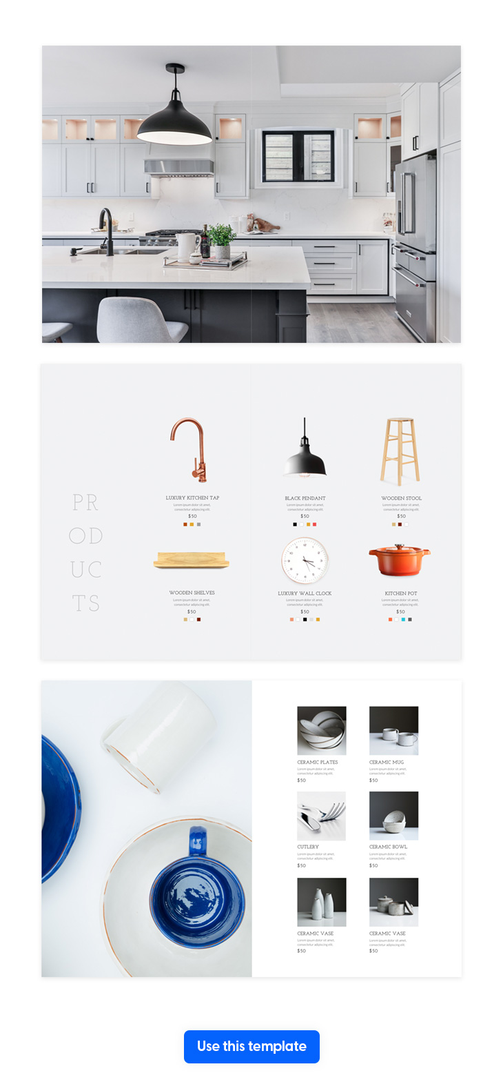 an attractive page layout example
