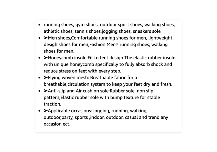 a bad product description example