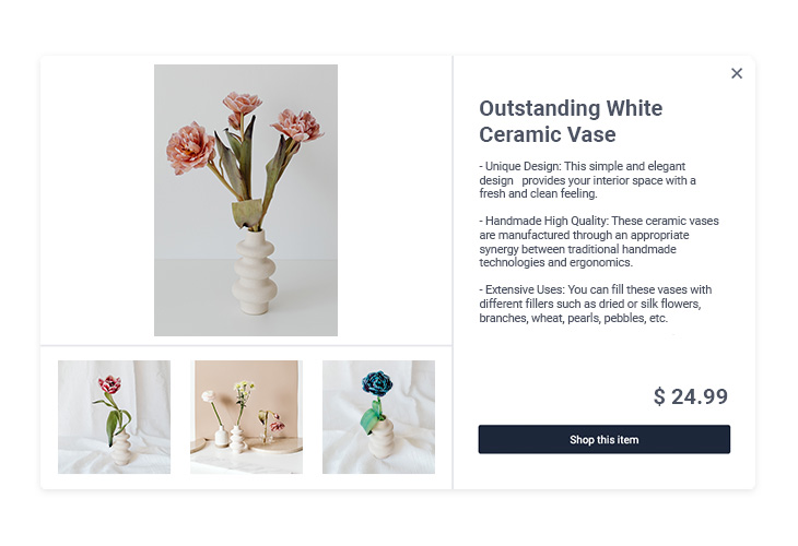 split testing of a product description version two