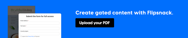 Creating gated content with Flipsnack