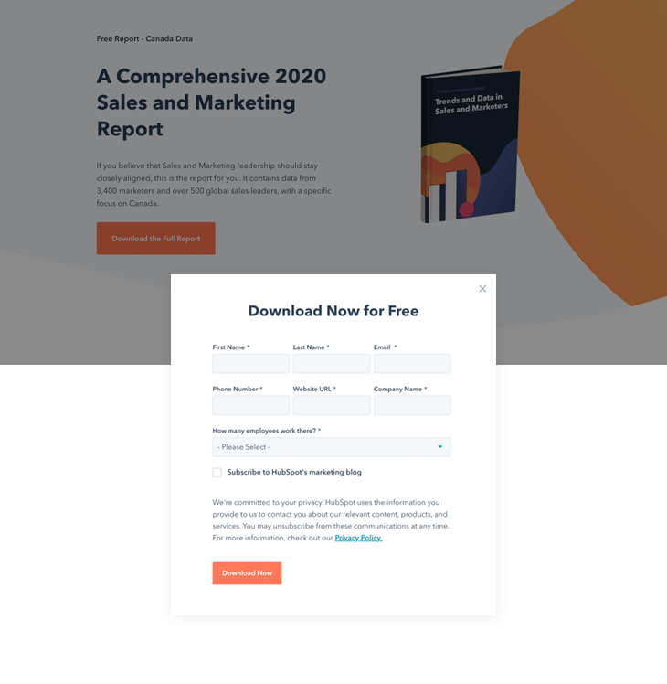 round-up example from Hubspot
