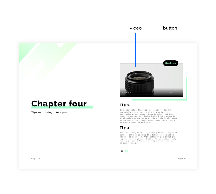 Adding interactivity to your marketing ebook