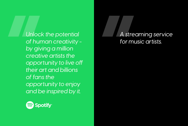 Spotify mission statement