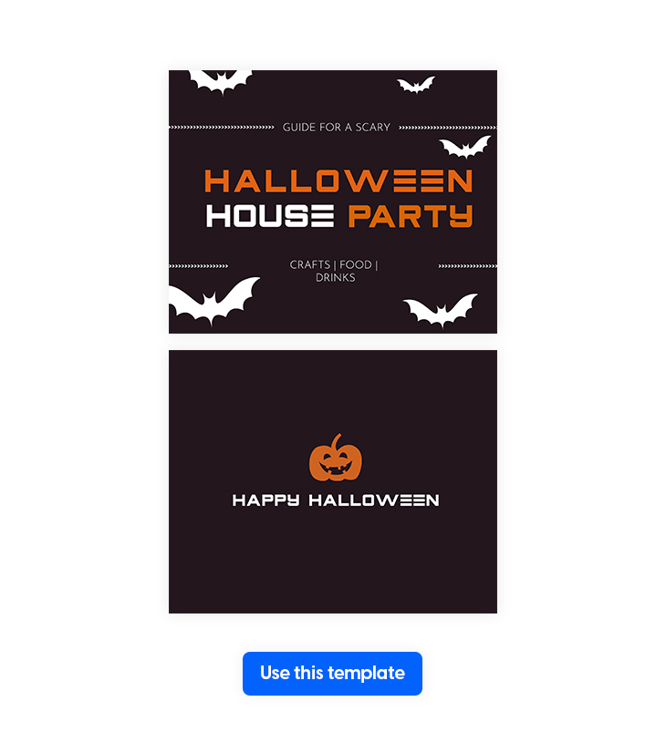 Halloween Party Guide Template