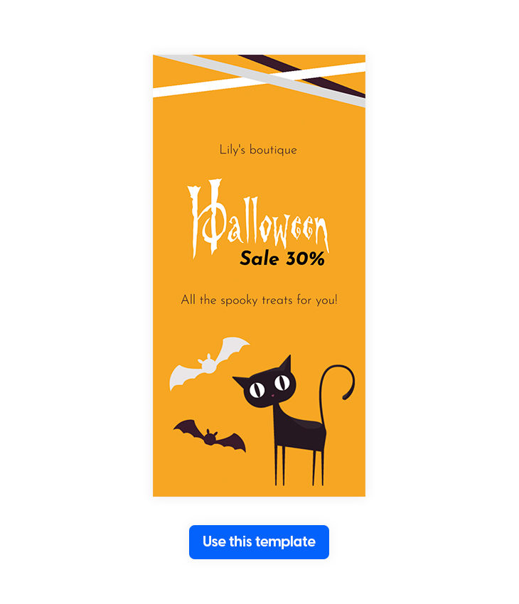Halloween Sale Flyer Template