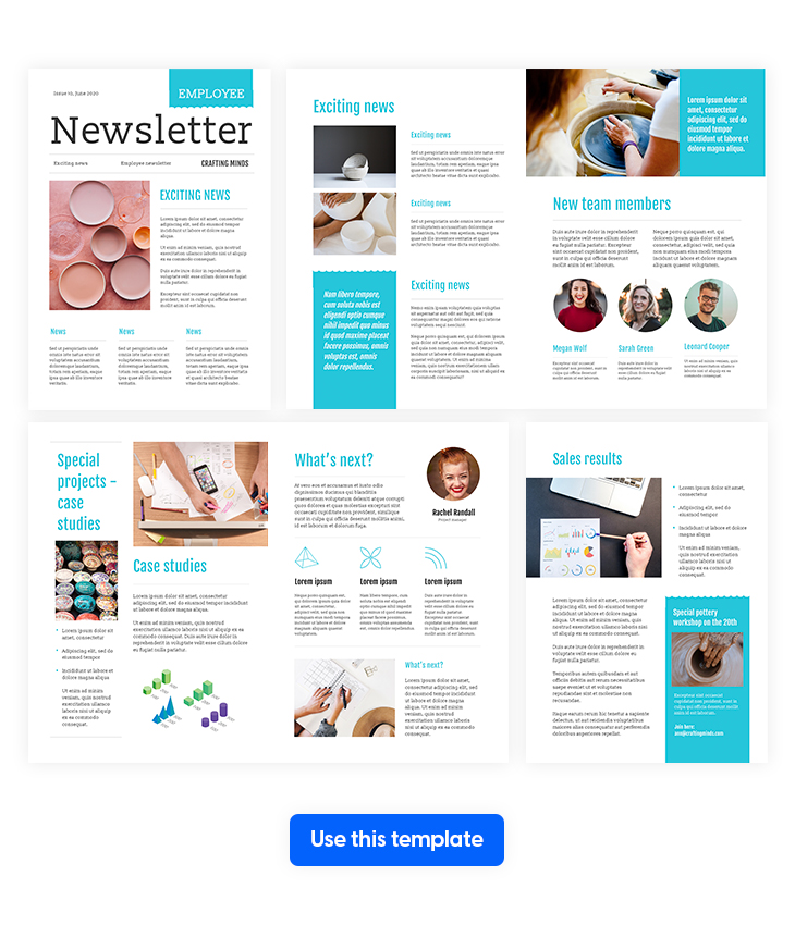 Free Online Employee Newsletter Template