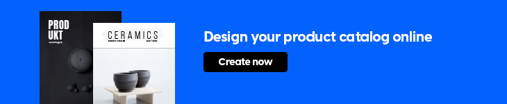 design your product catalog online banner