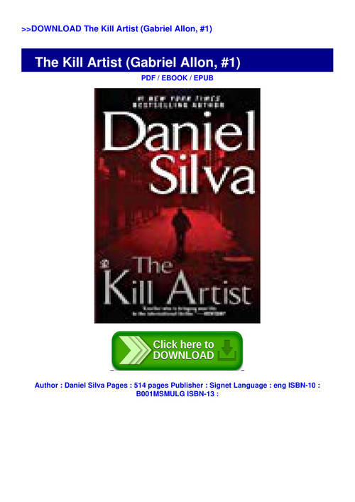 Ebooks Download The Kill Artist Gabriel Allon 1 Pdf