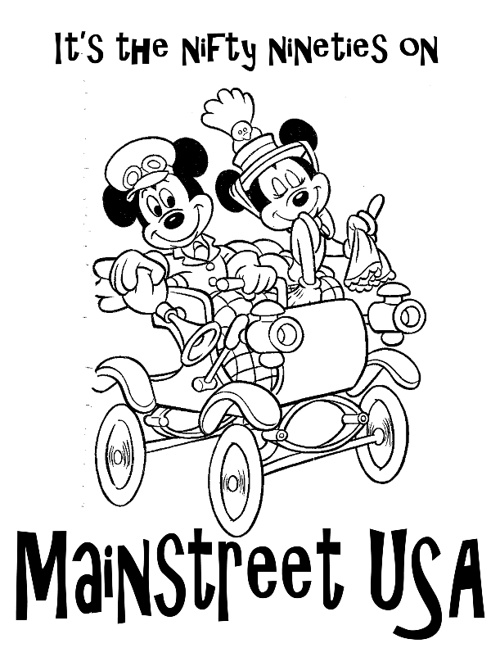 Disneyland Coloring Pages By Kellie Ann Halvorsen Flipsnack