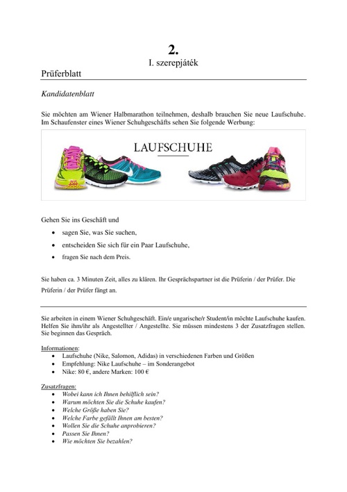 laufschuhe werbung