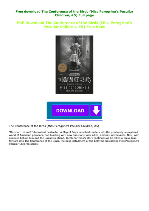 Get Books The conference of the birds ransom riggs For Free