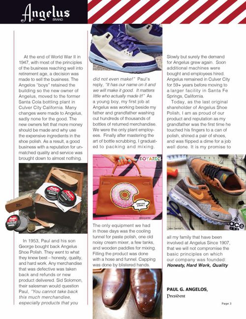 angelus shoe polish company