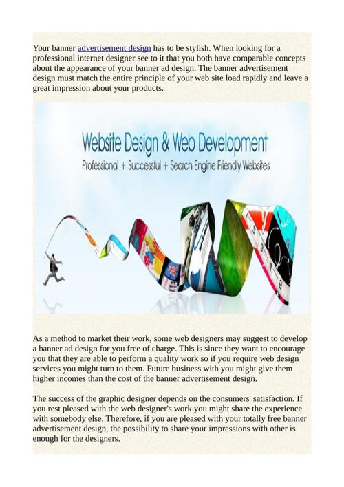 The Importance Of A Quality Banner Ad Design By Shonivyan Flipsnack