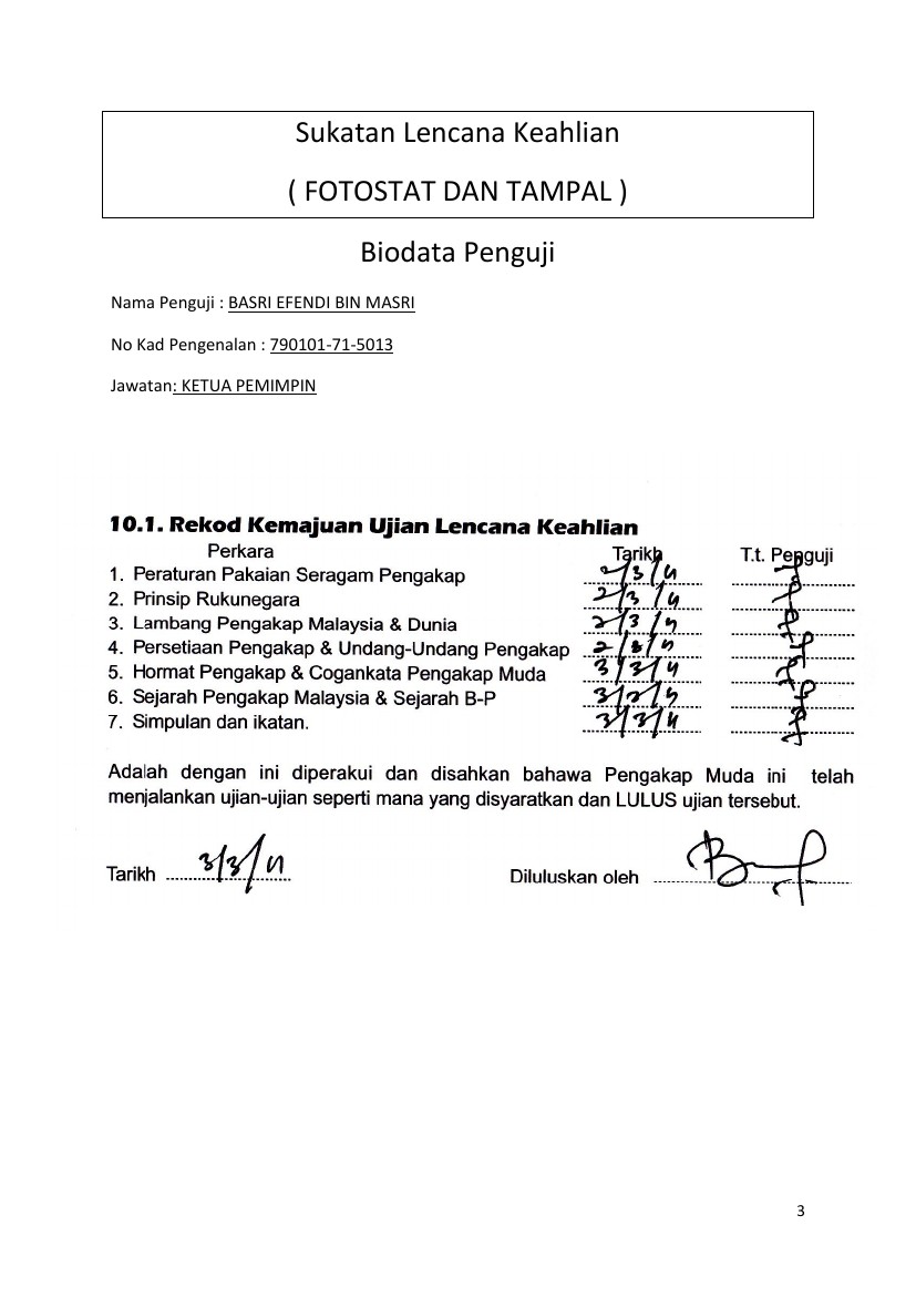 BUKU LOG PENGAKAP MUDA