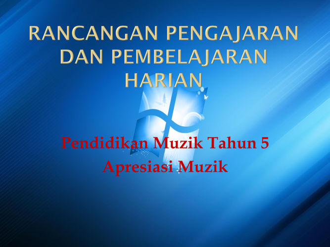 Contoh Rph Pendidikan Muzik Tahun 6 - Zafrina