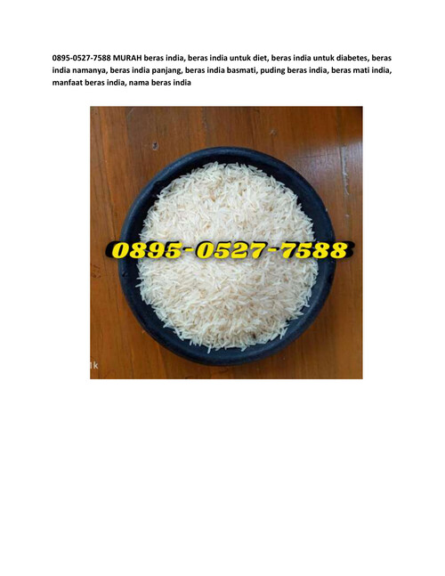 0895 0527 7588 Beras Basmati Amanah Berasbasmatiamanah Flipsnack