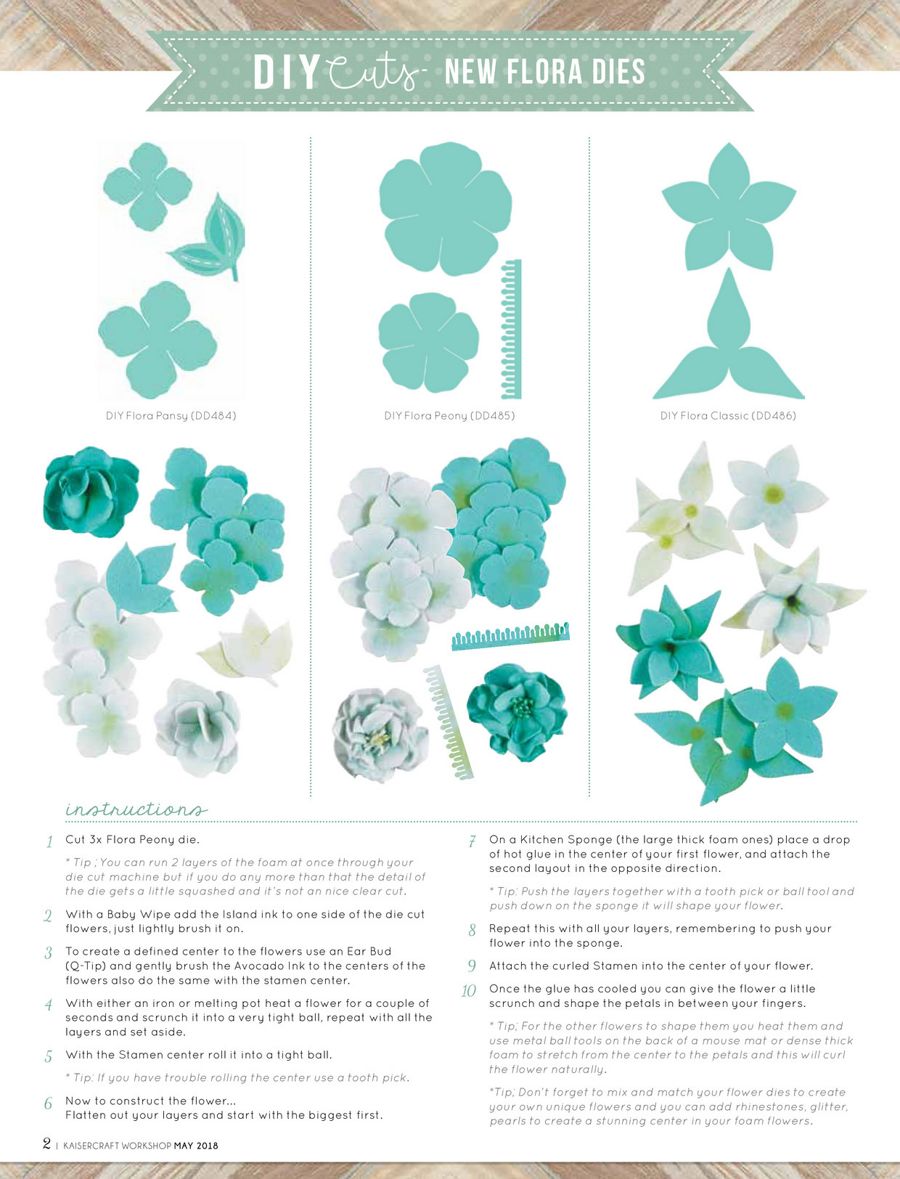 Kaisercraft Decorative Die-DIY Flora Pansy