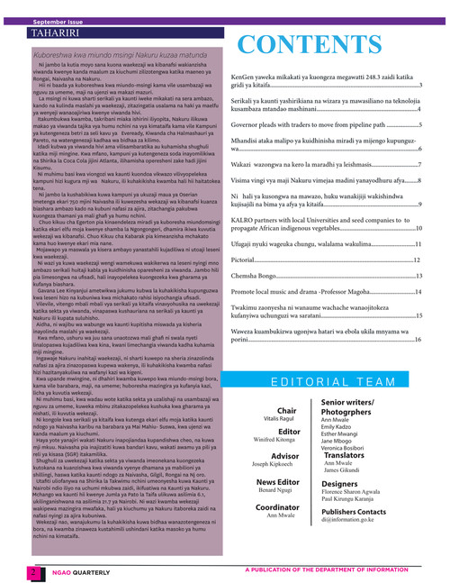 Ngao September 2019 Issue
