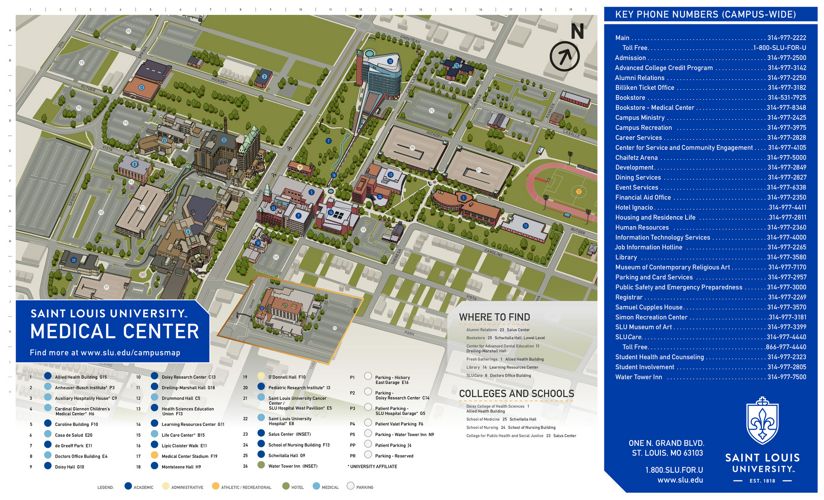 Saint Louis University Campus Map SLU Campus Map Sheet_16 by chrisschmieder   Flipsnack