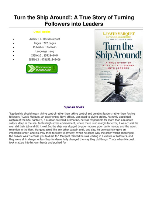 Pdf Download Turn The Ship Around A True Story Of Turning
