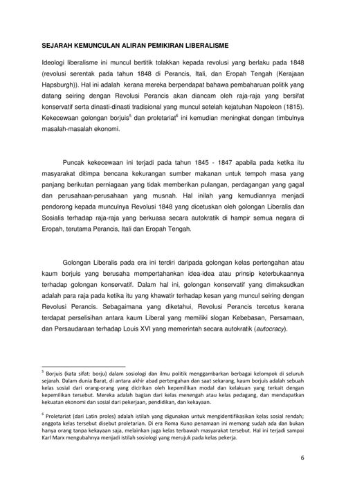 Tayyarat Fikriyyah Ius 2093 Liberalisme