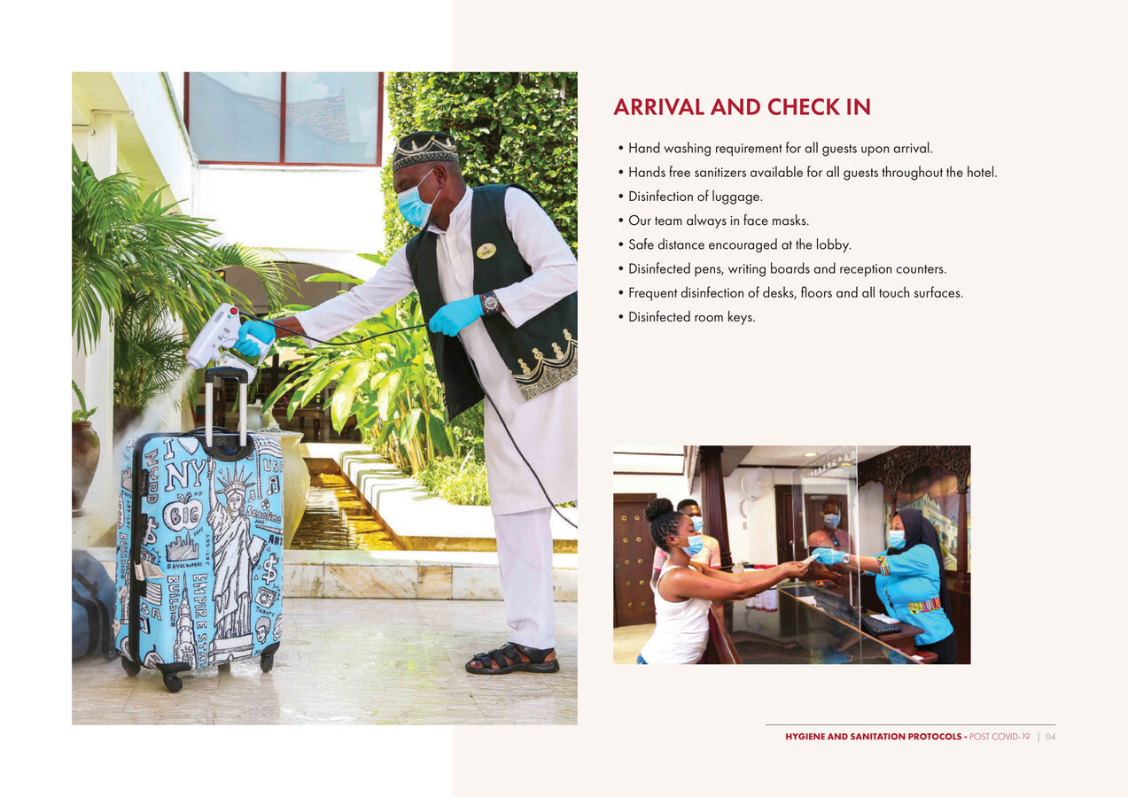 Hotel Safety Protocols Sarova Hotels & Resorts Kenya, Africa