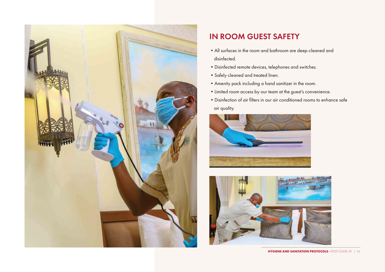 Hotel Safety Protocols Sarova Hotels & Resorts Kenya, Africa