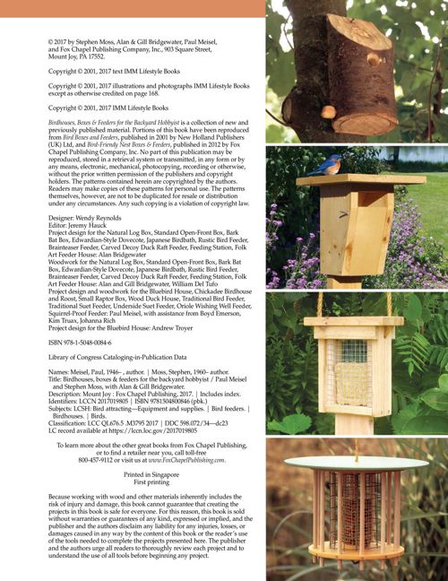 Birdhouses Boxes Feeders For The Backyard Hobbyist