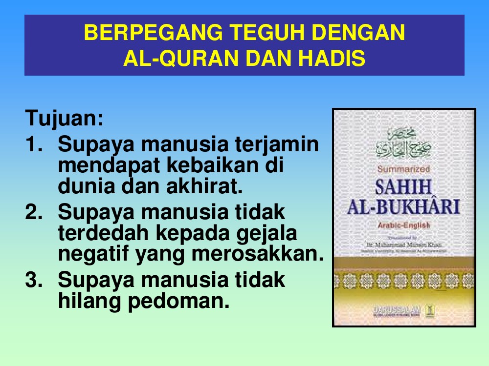 Al Quran Dan Hadis