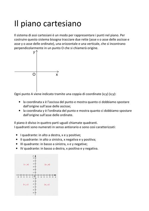 Il Piano Cartesiano 2 By Lu Flipsnack