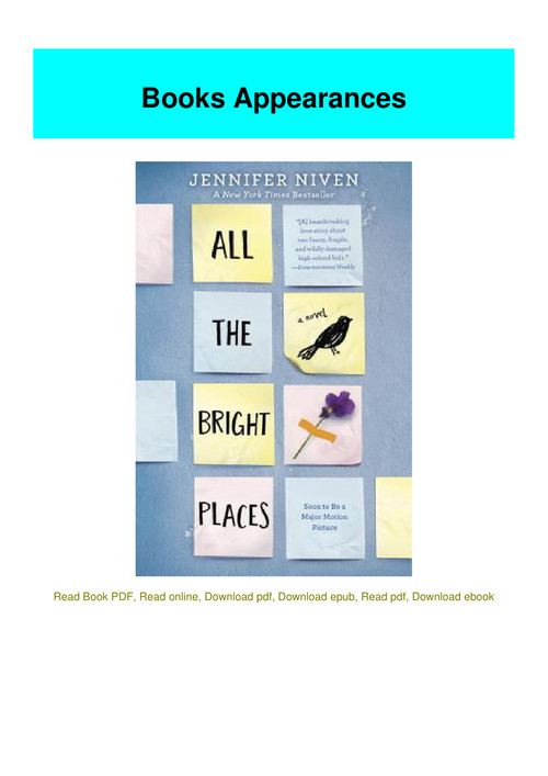 All The Bright Places Book Pdf Online Bokepter