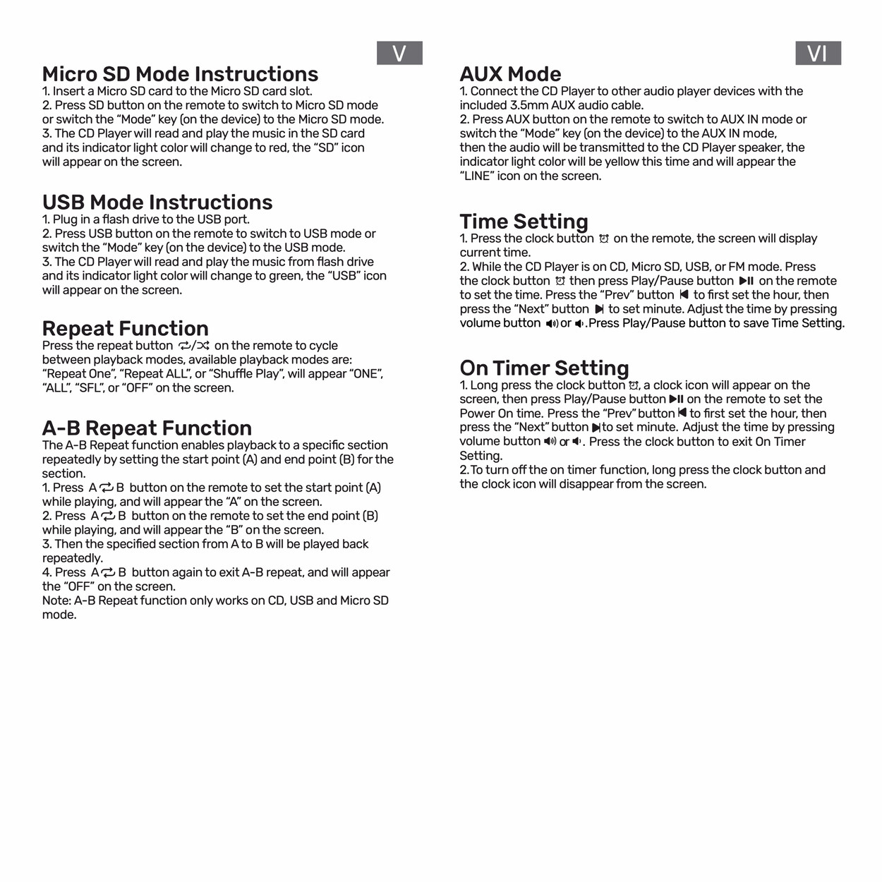 CD Player Manual ASTRONORD