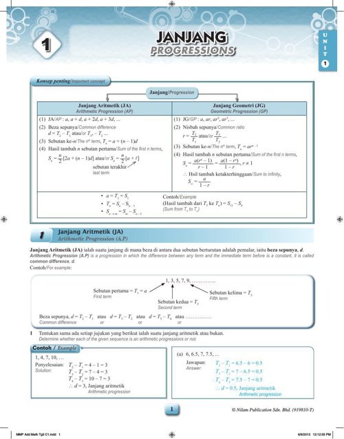 Jawapan Addmath Tingkatan 4 Bab 3