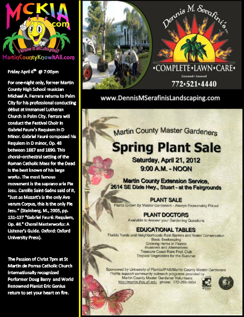 Events In Martin County April 2012