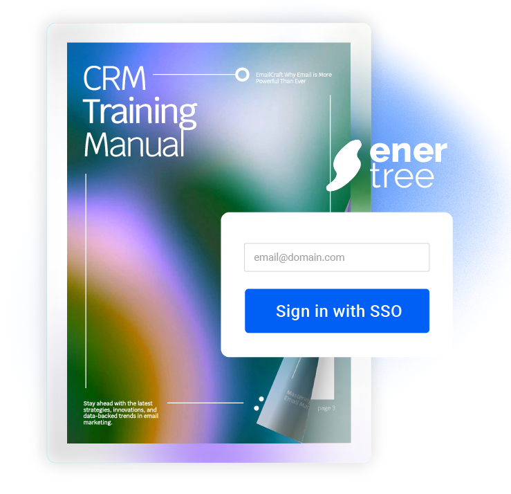 Un ejemplo de un flipbook compartido de manera segura a través del sistema SSO de Flipsnack